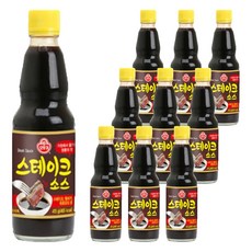 OTTOGI 不倒翁 牛排醬, 415g, 10瓶