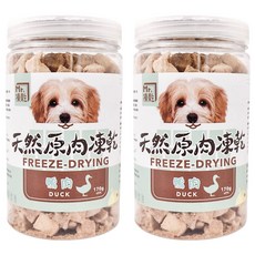 Mr.凍乾 犬用 原肉凍乾, 鴨肉, 170g, 2罐