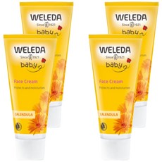 WELEDA 薇蕾德 金盞花寶貝柔護面霜, 4條, 50ml