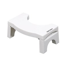 THE ZAKKA 折疊式馬桶腳凳 Y217LBBI208, 1個, 白色