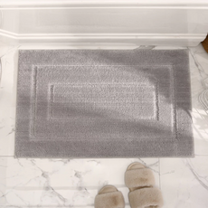 80 x 50cm 淺灰色 浴室吸水防滑地墊