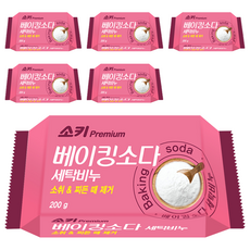 Soki Mugunghwa 高級小蘇打洗衣皂, 200g, 6個