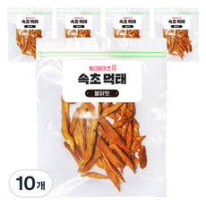 束草明太魚乾 辣炒雞風味, 25g, 10包