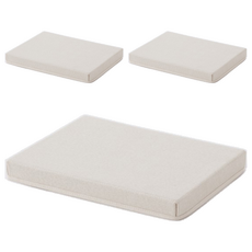 한샘 샘 폴리 수납바스켓 뚜껑, 크림, 3개