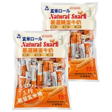 黑熊 五糧能量玄米捲 奶蛋素, 400g, 2袋