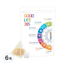 굿라이프365 메리골드차 삼각티백, 1g, 25개입, 6개