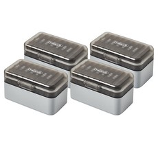 Imakara 雙層家庭藥盒 每週藥物整理盒, 4個