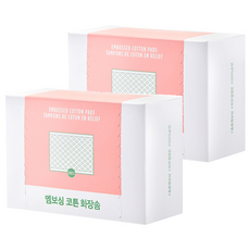 fmgt T 壓紋化妝棉, 2個, 200入