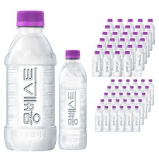 몽베스트 위드어스 무라벨 생수 330mL 40p + 500mL 40p, 40개