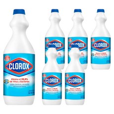 CLOROX 高樂氏 濃縮漂白水 原始配方, 1L, 6瓶
