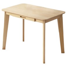 AOTTO 創意傢俱 北歐風實木桌腳單抽屜書桌 電腦桌, FT-035