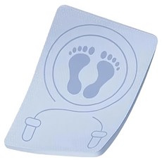 德利生活 靜音降噪跳繩墊 方形 藍色 靜音減震 居家運動, 60 x 40 x 1cm, 1個