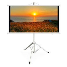 윤씨네 스크린 심플 족자스크린 화이트 삼각대포함 16:9 1771 x 996 mm, YJH-080