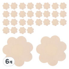 Potenkit OPP袋 簡易膚色胸貼 7.5 x 7.5 cm 10入, 6個