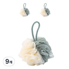 J-meal 粉彩沐浴球, 1入, 9個, 綠色