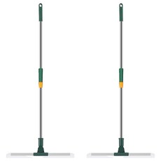 Mona Home 縫隙清潔 客廳浴室除水長柄刮水矽膠掃把, 2個