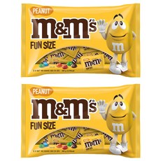m&m's 花生趣味尺寸巧克力, 2個, 500g