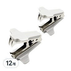 WHASHIN 6發兩用除針器 泡殼包裝, 12個, 象牙白 + 銀色