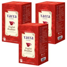 타라 클래식 잉글리시 브렉퍼스트 홍차, 1.8g, 20개입, 3개