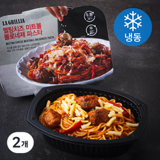 라그릴리아 멜팅치즈 미트볼 볼로네제 파스타 (냉동), 365g, 2개