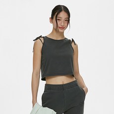 mulawear 女款水洗蝴蝶結綁帶背心 AWSDTK142