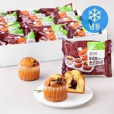 풀스키친 우리쌀이 들어간 초코칩머핀 (냉동), 20개, 60g