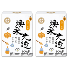 QUEEN BEE 蜂王 蠶絲蛋白煥采皂3入 身體皂, 240g, 2盒