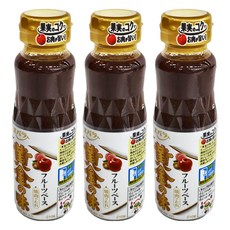 Ebara 荏原 黃金烤肉醬 辛口, 水果醬(蘋果、白桃、梅子)基底, 210g, 3瓶