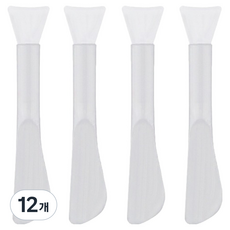 PICKYPICKS 水洗式矽膠面膜刷, 12個, 白色