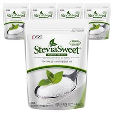 SteviaSweet 赤藻糖醇含甜菊糖, 5個, 200g