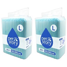 pet story 寵物物語 吸水墊 經濟包, 25片, 2袋