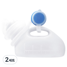 Soulrich 簡約便攜式小便器 2L x 1.6m軟管 套組, 2套, 白色