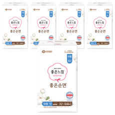 GOODFEEL 好棉薄翼型衛生棉, 32片, 5包