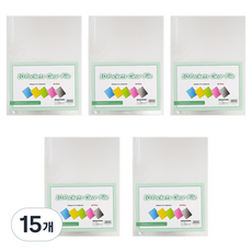 영오 클리어파일 A4 10p, 투명, 15개