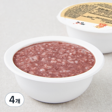 짱죽 중기 8개월 부터 이유식 죽, 혼합맛(블루베리 / 배), 200g, 4개