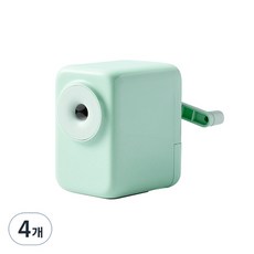 델리 5단 심조절 점보 연필깎이, 민트, 4개
