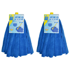 多麼潔 超強力去污拖把替換包, 乾濕兩用, 超細纖維, 2個