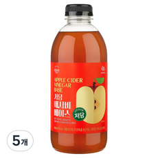 Bokumjari 低糖蘋果醋基底, 900ml, 5個