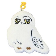 Harry Potter 哈利波特 可愛造型毛絨玩偶公仔吊飾, 13cm, 嘿美 白色, 1個