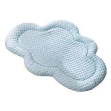 PAW TOWN 寵物人造絲雲朵涼墊, 1個, 天藍色