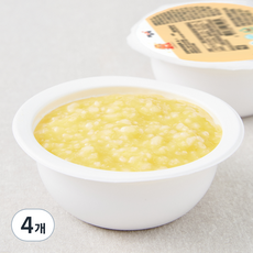 짱죽 중기 8개월 부터 이유식 죽, 혼합맛(단호박 / 오트밀), 200g, 4개