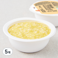 짱죽 중기 8개월 부터 이유식 죽, 혼합맛(단호박 / 오트밀), 200g, 5개