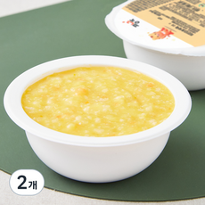 짱죽 중기 8개월 부터 이유식 죽, 혼합맛(치킨 / 단호박), 200g, 2개