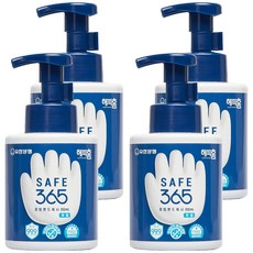 HAPPYHOME SAFE365泡沫洗手乳 無香, 350ml, 4瓶