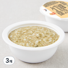 짱죽 중기 8개월 부터 이유식 죽, 혼합맛(한우 / 그린 시금치), 200g, 3개