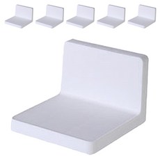 DOSell 整潔收納 免鑽孔迷你置物架, 白色, 6個