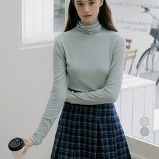 REORG 女款基本款羅紋高領T恤