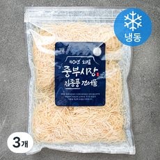 주일 40년 외길 중부시장 김종풍 쫄깃쫄깃 오징어실채 (냉동), 400g, 3개