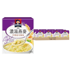 QUAKER 桂格 濃湯燕麥 洋蔥起司風味 5包, 235g, 12盒