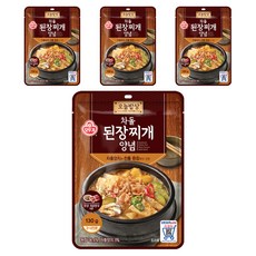 오뚜기 차돌 된장찌개 양념, 130g, 4개